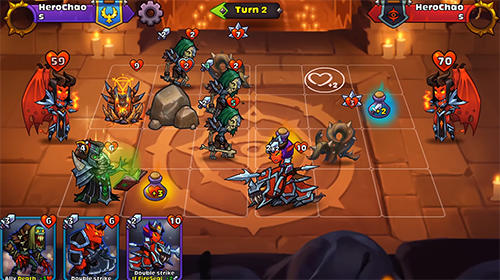 Heroes of magic: Card battle RPG - Android game screenshots.