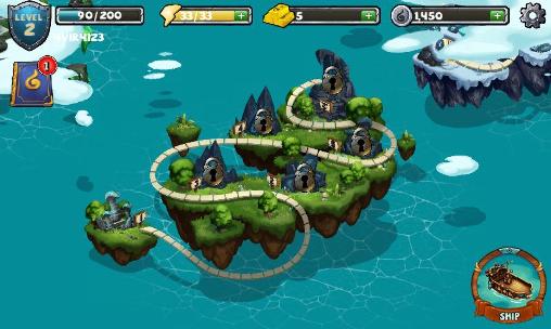 Gameplay of the Heroes: Islands of adventure for Android phone or tablet.