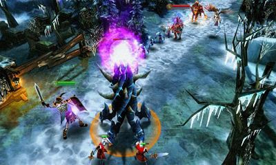 Gameplay of the Heroes of Order & Chaos for Android phone or tablet.