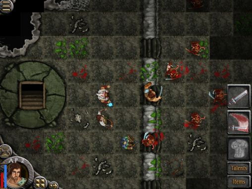 Gameplay of the Heroes of steel  RPG Elite for Android phone or tablet.