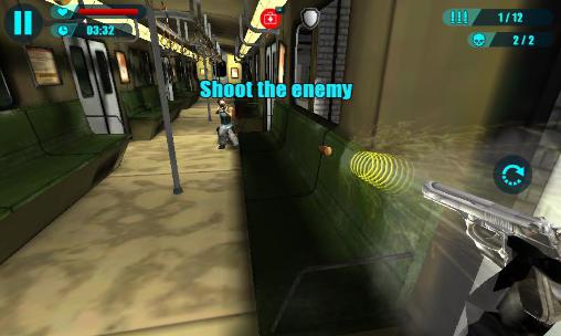 Gameplay of the Heroes of SWAT for Android phone or tablet.
