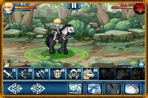 Gameplay of the Heroes of the kingdom for Android phone or tablet.