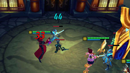 Gameplay of the Heroes of titans for Android phone or tablet.
