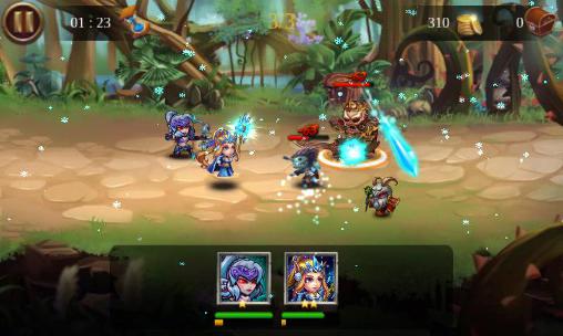 Gameplay of the Heroes: Reborn for Android phone or tablet.