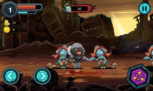 Gameplay of the Heroes vs zombies for Android phone or tablet.