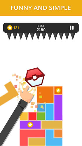 Gameplay of the Hexagon flip for Android phone or tablet.
