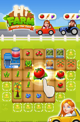 Hi farm: Merge fun! - Android game screenshots.