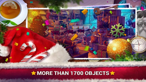Hidden objects: Christmas gifts - Android game screenshots.