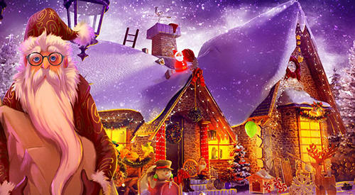 Hidden objects: Christmas magic - Android game screenshots.