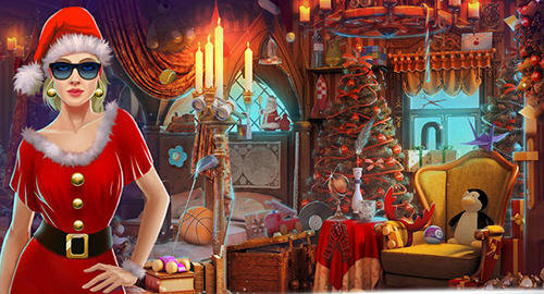 Hidden objects: Christmas trees - Android game screenshots.