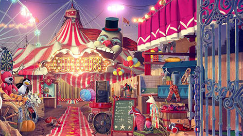 Hidden objects: Circus - Android game screenshots.