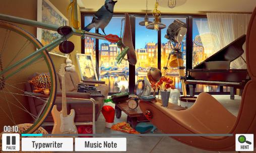 Gameplay of the Hidden objects: Living room for Android phone or tablet.