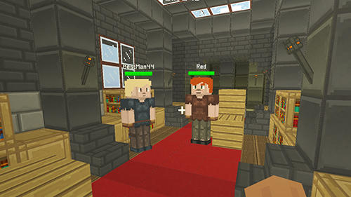 Gameplay of the Hide and seek treasures Minecraft style for Android phone or tablet.