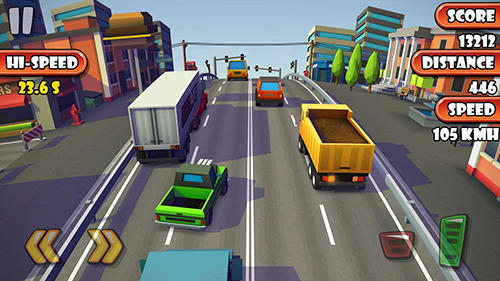 Highway traffic racer planet - Android game screenshots.