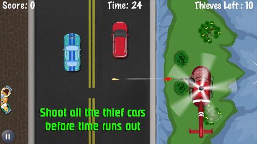 Gameplay of the Highway chase for Android phone or tablet.