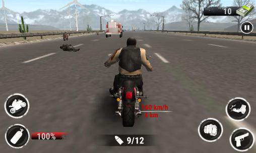 Gameplay of the Highway racing: Stunt rider. Rash for Android phone or tablet.