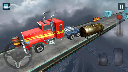 Gameplay of the Hill climb truck challenge for Android phone or tablet.