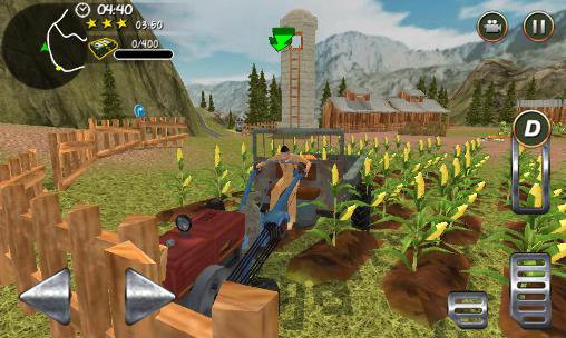 Gameplay of the Hill farm truck tractor pro for Android phone or tablet.