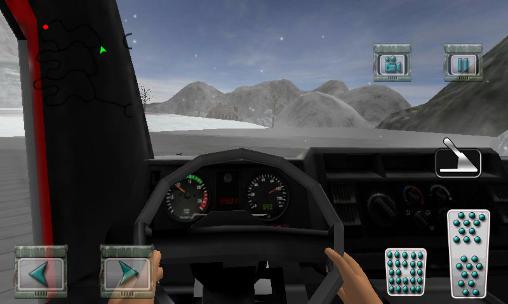 Gameplay of the Hill tourist bus driving for Android phone or tablet.