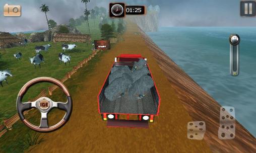 Gameplay of the Hill transporter 3D for Android phone or tablet.
