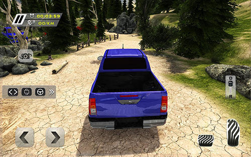 Hilux offroad hill climb truck - Android game screenshots.