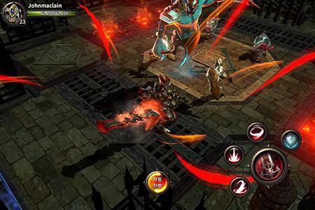 Gameplay of the Hit: Heroes of incredible tales for Android phone or tablet.