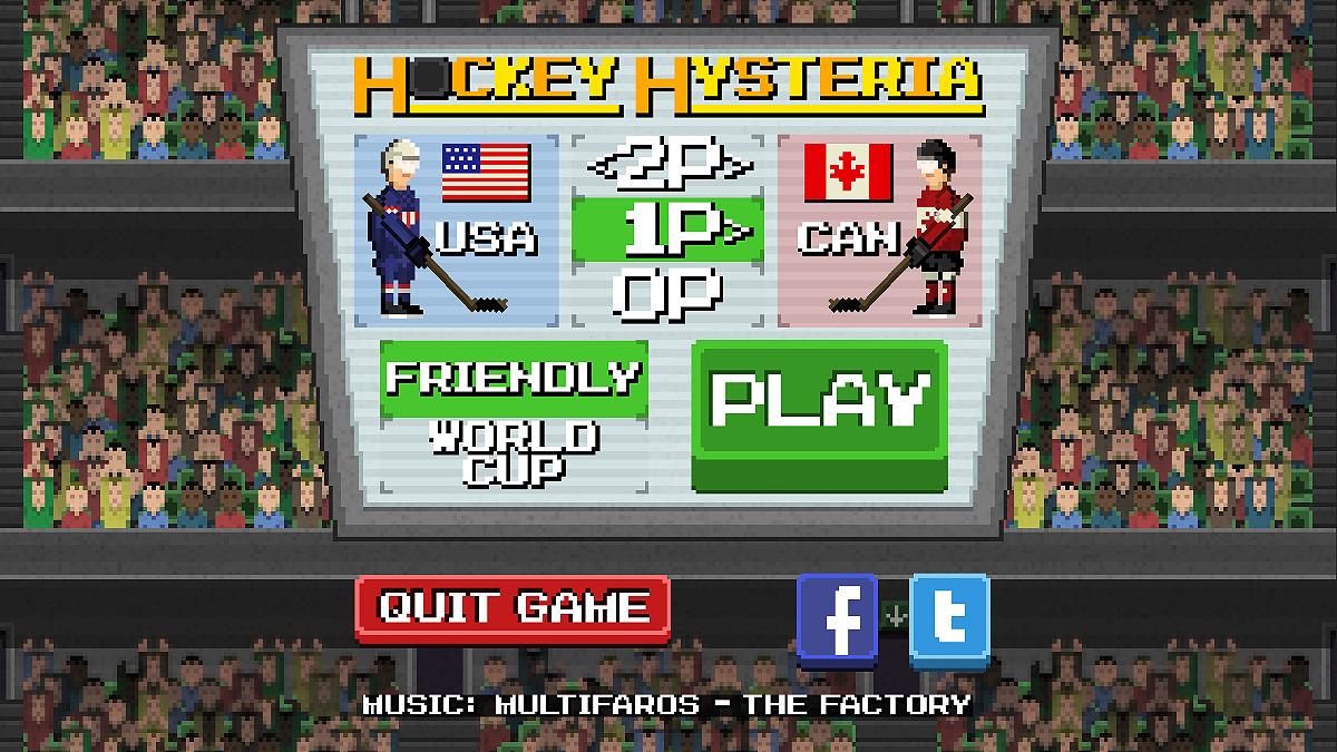 Hockey Hysteria - Android game screenshots.