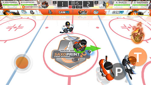 Gameplay of the Hockey dangle '16: Saxoprint magnus edition for Android phone or tablet.