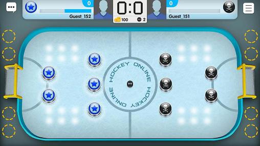 Gameplay of the Hockey online for Android phone or tablet.