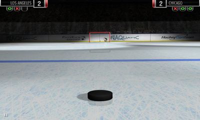 Gameplay of the Hockey Showdown for Android phone or tablet.
