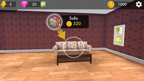 Home design challenge - Android game screenshots.