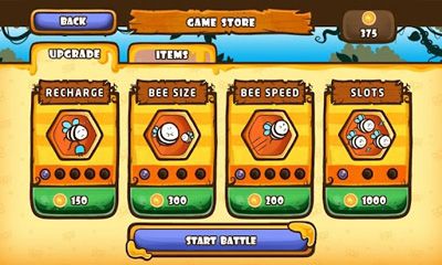 Gameplay of the Honey Battle - Bears vs Bees for Android phone or tablet.