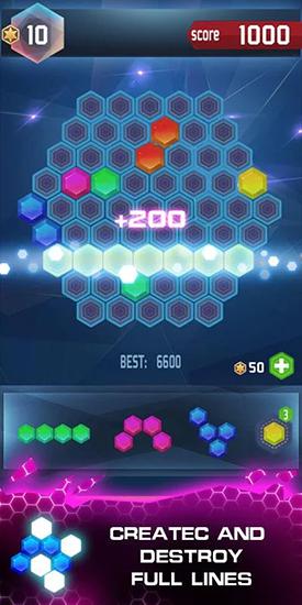 Gameplay of the Honey comb for Android phone or tablet.