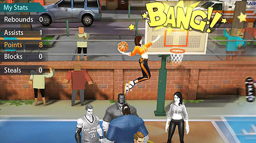 Hoop legends: Slam dunk - Android game screenshots.