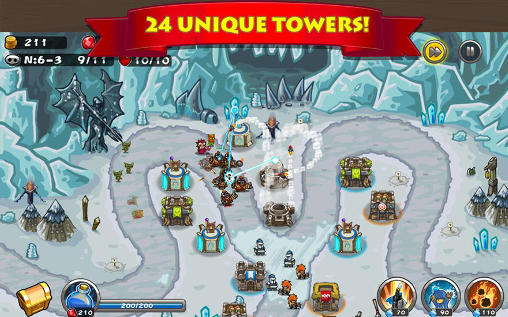 Gameplay of the Horde defense for Android phone or tablet.