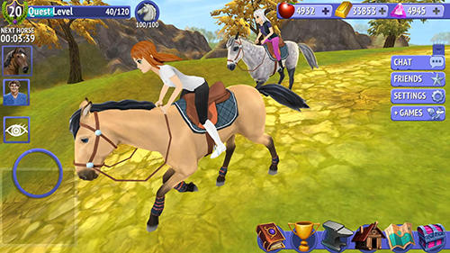 Horse riding tales: Ride with friends - Android game screenshots.