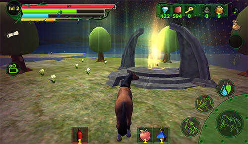 Horse simulator: Goat quest 3D. Animals simulator - Android game screenshots.