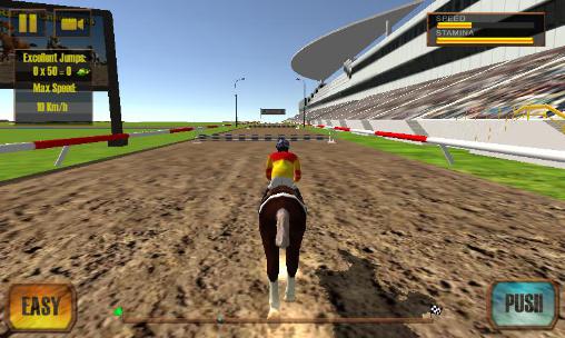 Gameplay of the Horse racing derby quest 2016 for Android phone or tablet.