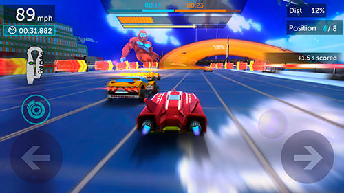 Hot wheels infinite loop - Android game screenshots.