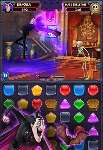Hotel Transylvania: Monsters! Puzzle action game - Android game screenshots.