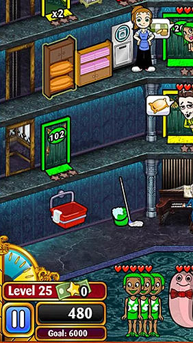 Gameplay of the Hotel dash deluxe for Android phone or tablet.