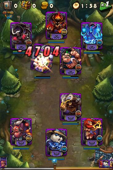 Gameplay of the House of heroes for Android phone or tablet.