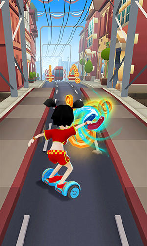 Hoverboard rush - Android game screenshots.