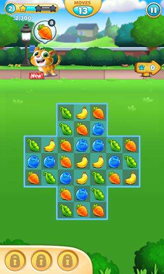 Gameplay of the Hungry babies: Mania for Android phone or tablet.