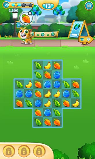 Gameplay of the Hungry babies mania: Wildlife adventure for Android phone or tablet.