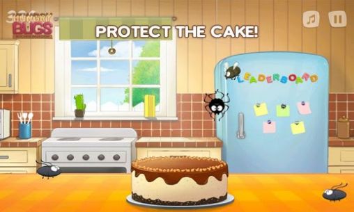 Gameplay of the Hungry bugs: Kitchen invasion for Android phone or tablet.