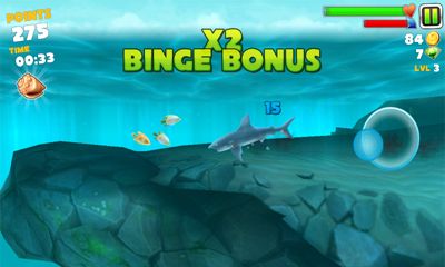 Gameplay of the Hungry Shark Evolution v3.4.0 for Android phone or tablet.
