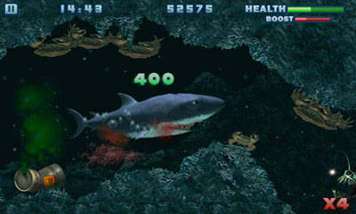Gameplay of the Hungry Shark. Part 2 for Android phone or tablet.