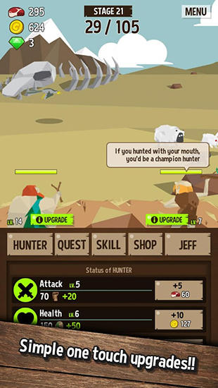 Gameplay of the Hunter age for Android phone or tablet.