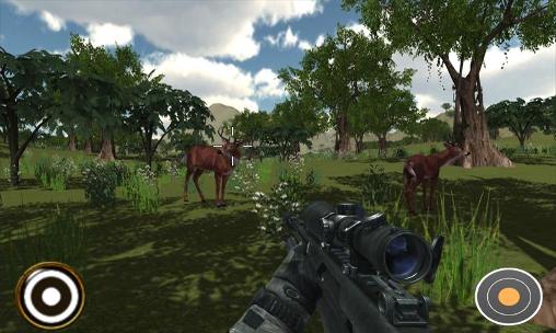 Gameplay of the Hunter sniper: Shooting deer for Android phone or tablet.